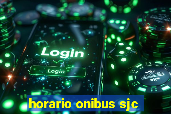 horario onibus sjc